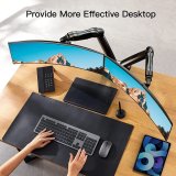 Desktop Swivel Mount for Two LCD Monitors Gas Spring #17