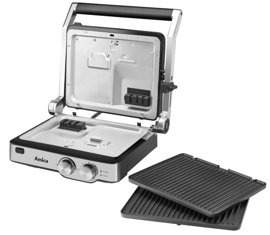 Amica GK4011 barbecue & grill Bordplade Elektrisk Sort, Rustfrit stl 2000 W #13