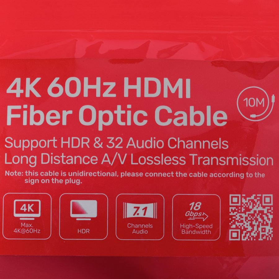 UNITEK HDMI KABEL 2.0 4K 60HZ AOC 10M #4