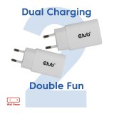 CLUB3D CAC-3020 oplader til mobil enhed Smartphone, Universel Hvid Vekselstr�m Hurtig opladning Indend�rs #3