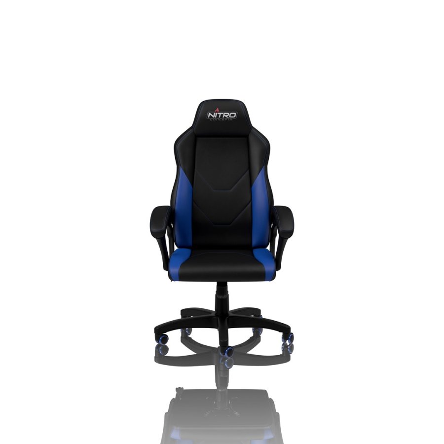 Nitro Concepts C100 PC gamingstol Polstret sde Sort, Bl #12