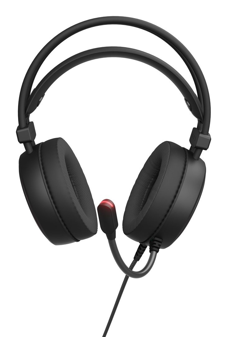 SUCHAWKI NAUSZNE GENESIS NEON 613 G2 RGB Z MIKROFONEM PODWIETLENIE CZARNE #6
