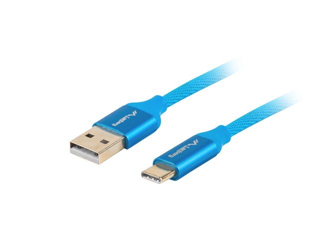 Lanberg CA-USBO-22CU-0010-BL USB-kabel 1 m USB 2.0 USB C USB A Bl #1