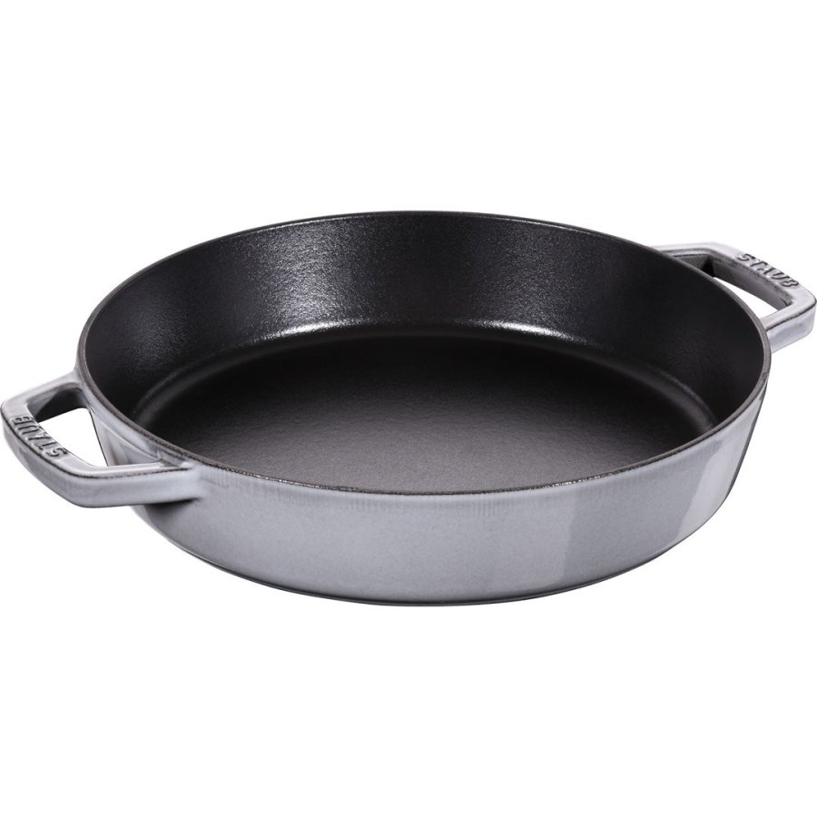STAUB Cast Iron Frying Pan with Two Handles 26 cm, Graphite #4