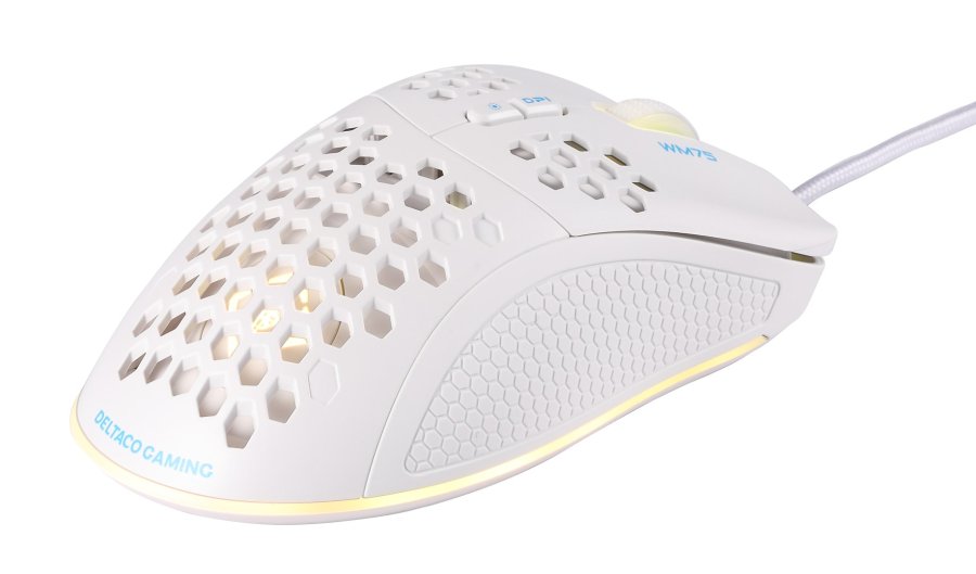 Deltaco Gaming GAM-108-W mus Spil H�jre h�nd USB Type-A Optisk 6400 dpi #3