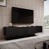 4D RTV-skab ONDA 200x40x35-54 sort (stende eller vgmonteret) #3