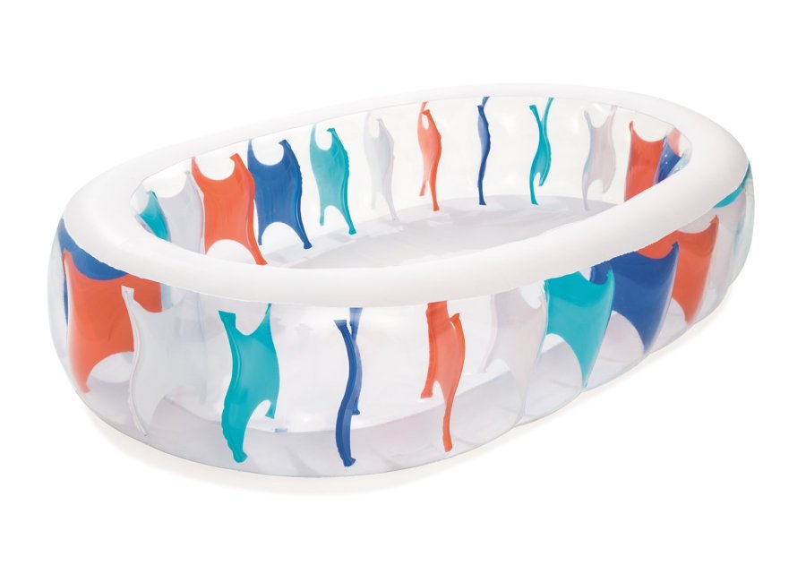 Bestway 54066 swimmingpool til over jorden Oppustelig pool Oval 542 L Flerfarvet #1