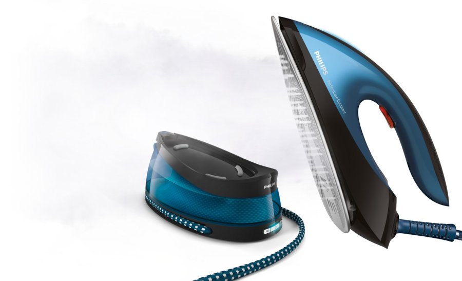 Philips PerfectCare Compact GC7846/80-strygejern med dampstation #2
