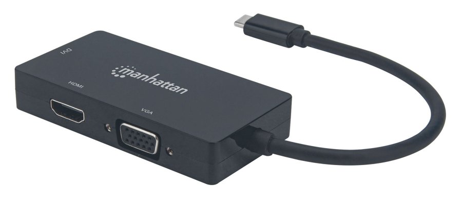 Manhattan 152983 USB grafisk adapter 3840 x 2160 pixel Sort #1