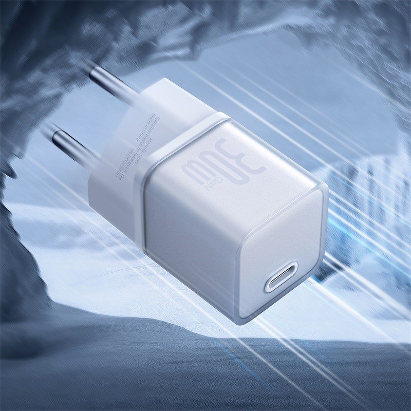 Baseus GAN5S P10162504113-00 Netoplader 30W Hvid #8