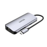 UNITEK ACTIVE HUB USB-C 2X HDMI 4K, RJ45, PD 100W #1