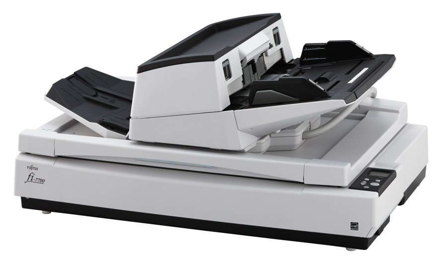 Ricoh fi-7700 Flatbed & ADF scanner 600 x 600 dpi A3 Sort, Hvid #1