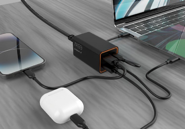 Gembird TA-UC-2A2C-PD65-01-BK oplader til mobil enhed Laptop, Smartphone Sort Vekselstrm Hurtig opladning Indendrs #5