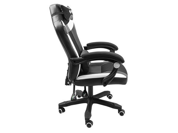FURY Avenger M+ Universal gamingstol Polstret sde Sort, Hvid #5