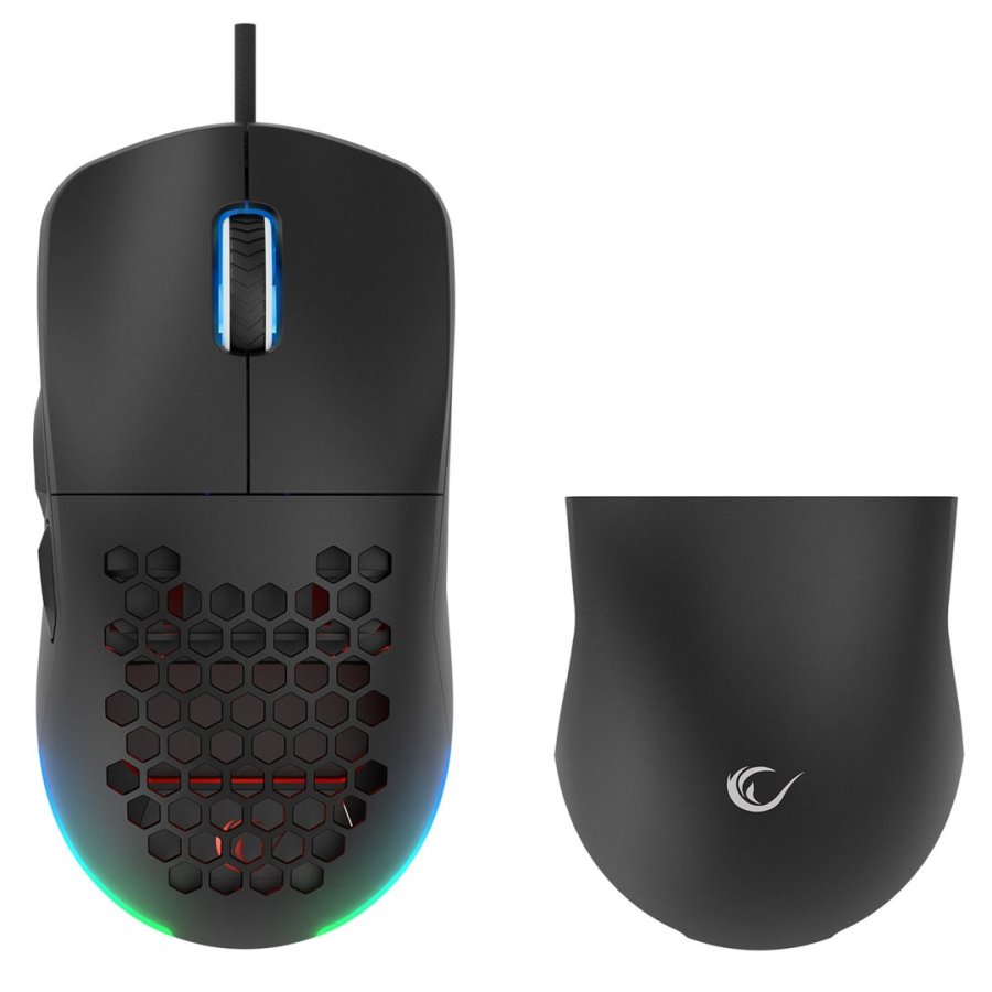 RAMPAGE KABELFORBUNDET GAMING MUS 12800 DPI BLINK BLACK #3