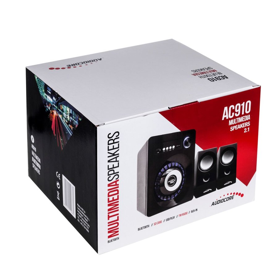 Audiocore AC910 hjttalerst 10 W PC/Laptop Sort Bluetooth #3