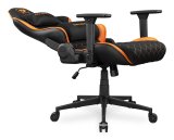 COUGAR CGR-A2F Universal gamingstol Polstret vatteret s�de Sort, Orange #9
