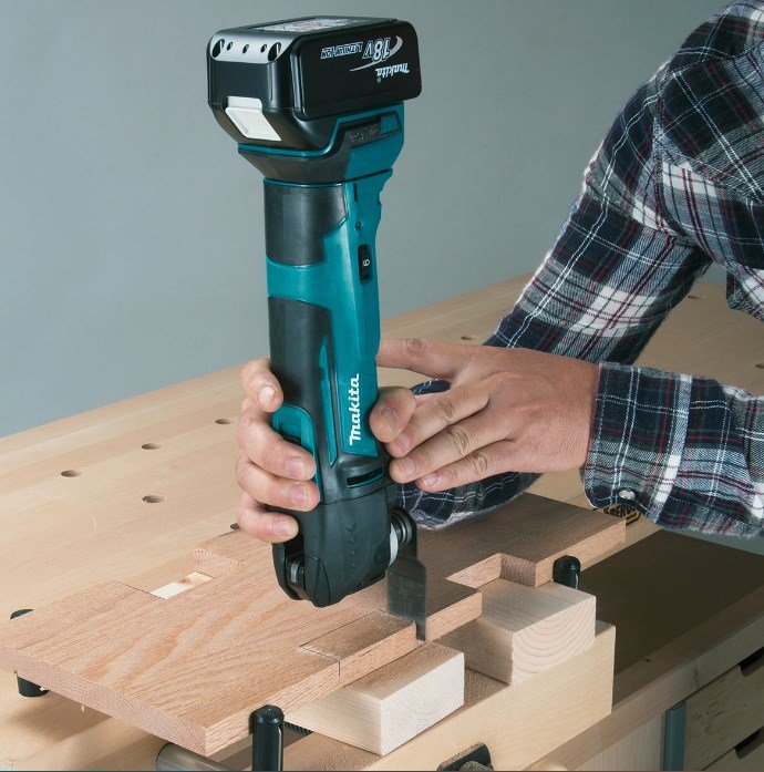 Makita DTM51Z multifunktionsvrktj Sort, Bl 20000 OPM #3