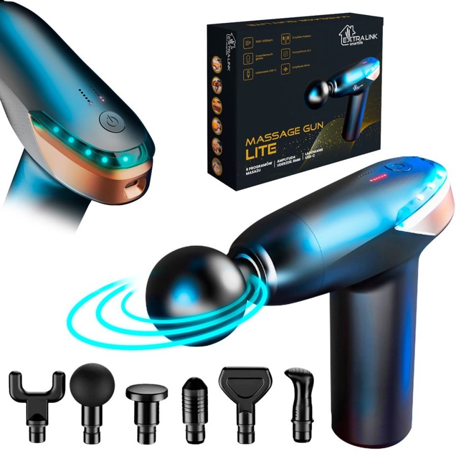 Extralink MSG-02-LITE massageapparat Universel Sort #1