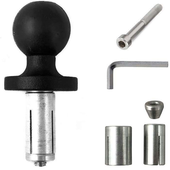 MOTORCYKEL TELEFONHOLDER FREEDCONN MC7C + BM2R FASTGRELSE AF HOVEDRR #6