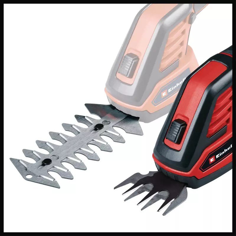Einhell GC-CG 3,6/70 Li batteridreven grssaks 7 cm 3,6 V Lithium-Ion (Li-Ion) Aluminium, Sort, Rd #4