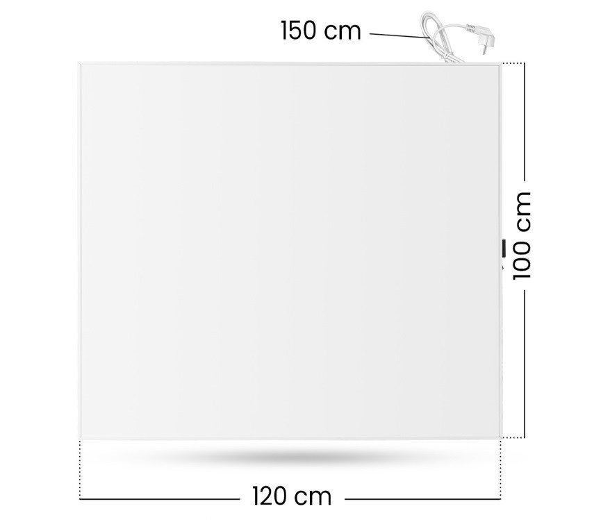 INFRARD VARMEAPPARAT CRONOS CRP-1200TWP 1200W HVID #7