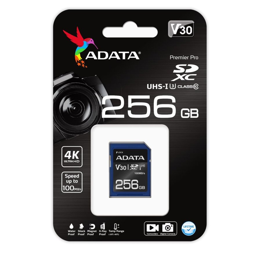ADATA ASDX256GUI3V30S-R hukommelseskort 256 GB SDXC UHS-I Klasse 10 #2