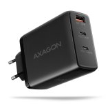 Axagon ACU-DPQ100 oplader til mobil enhed Mobil computer, Mobiltelefon, Netbook, Laptop, Smartphone, SmartWatch, Tablet, Universel Sort Vekselstrm Hurtig opladning Indendrs #1