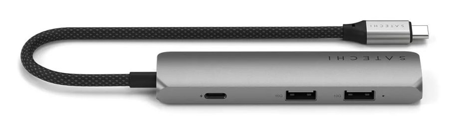 Satechi 4-in-1 USB-C Slim Multiport Adapter 4K #4