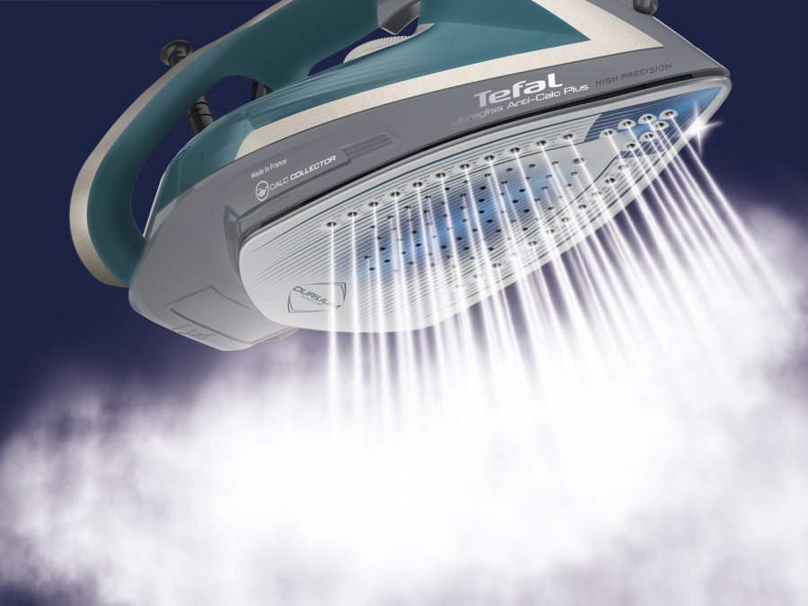Tefal Ultragliss Anti-Calc Plus FV6842 Dampstrygejern 2800 W Bl, Slv #9