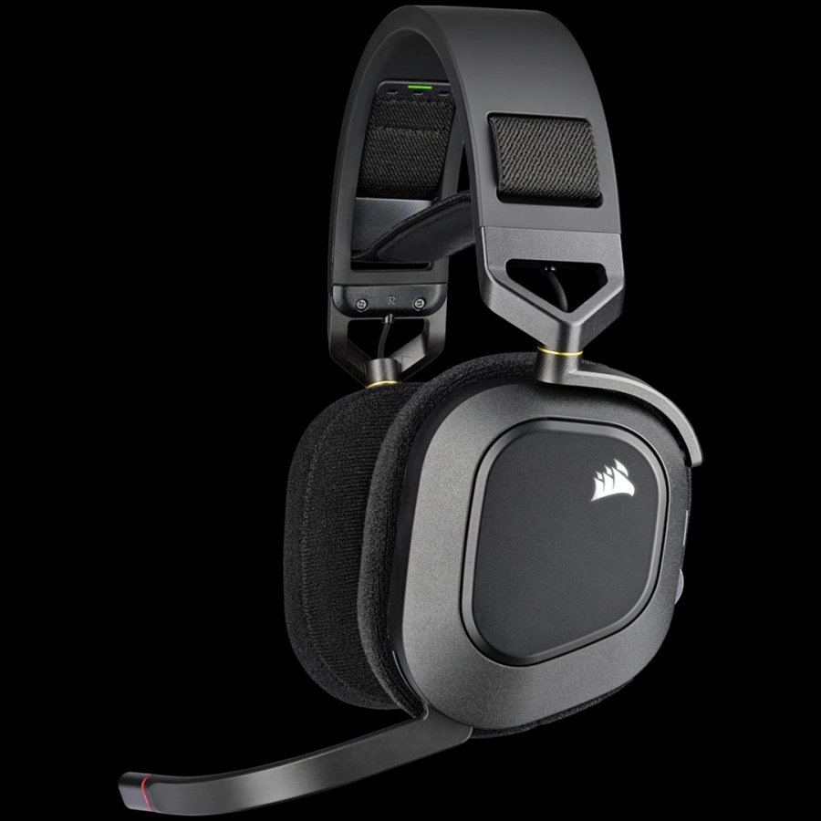 Corsair HS80 RGB Headset Trdls Spil Sort #1