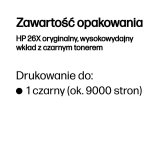 HP Original 26X LaserJet-tonerpatron med hj kapacitet, sort #4