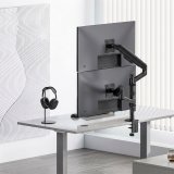 Ergo Office-holder/oph�ng til 2 sk�rme, gasfjeder, 17