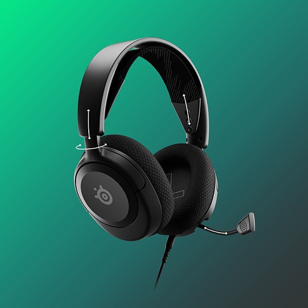 Steelseries Arctis Nova 1 Gaming-headset Kablet Hovedb�jle Renoveret Sort #8