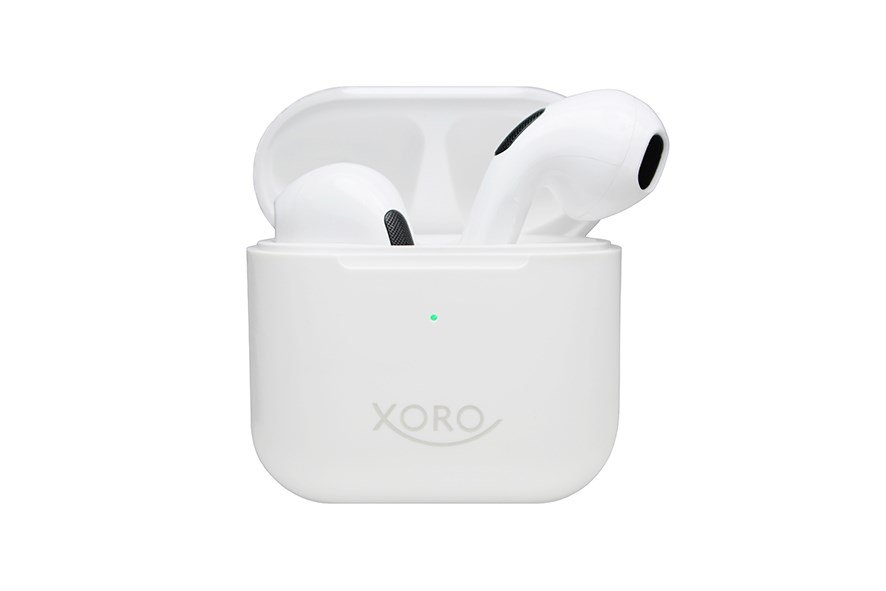 Xoro KHB 30 Headset True Wireless Stereo (TWS) I �rerne Opkald/Musik/Sport/Hverdag Bluetooth Hvid #1