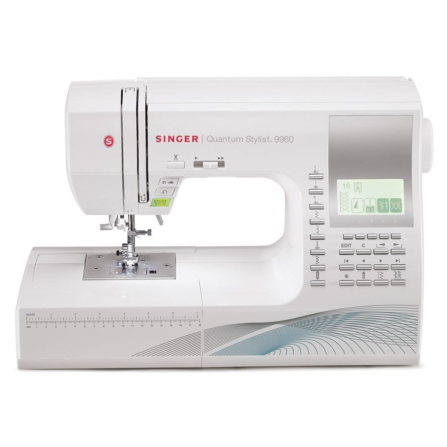 Singer 9960 Quantum Stylist symaskine, hvid #1