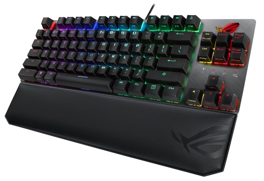 ASUS ROG Strix Scope NX TKL Deluxe tastatur Spil USB Tysk Sort, Gr #6