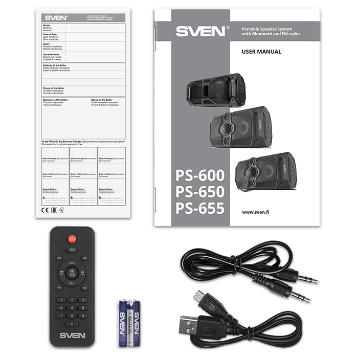 SVEN SPEAKER BLUETOOTH PS-655 #7