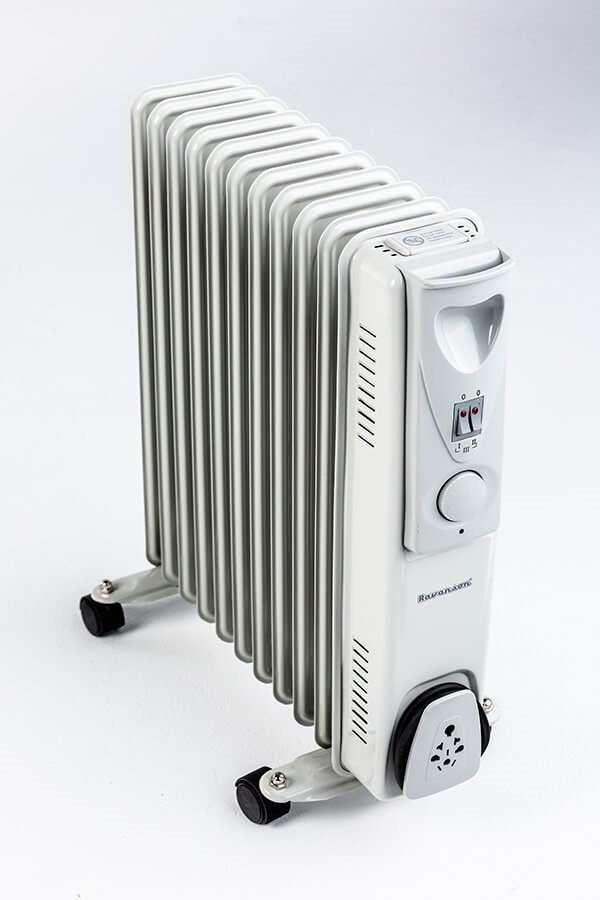 Ravanson OH-11 varmeapparat Olie elektrisk omrdevarmer Indendrs Hvid, Gr 2500 W #1