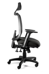 Ergonomisk kontorstol SAGA PLUS sort #4