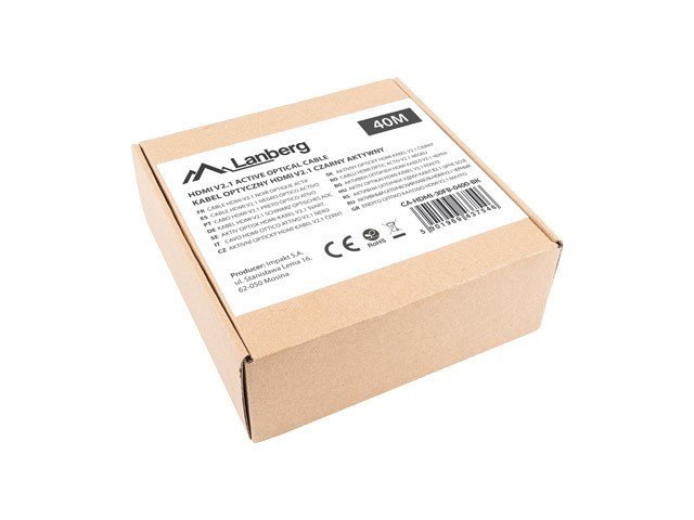 LANBERG HDMI-KABEL M/M V2.1 40M 8K OPTISK AOC #2