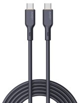 AUKEY CB-SCC101 USB-C Type-C Power Delivery PD 100W 5A 1m Silikon Sort #4
