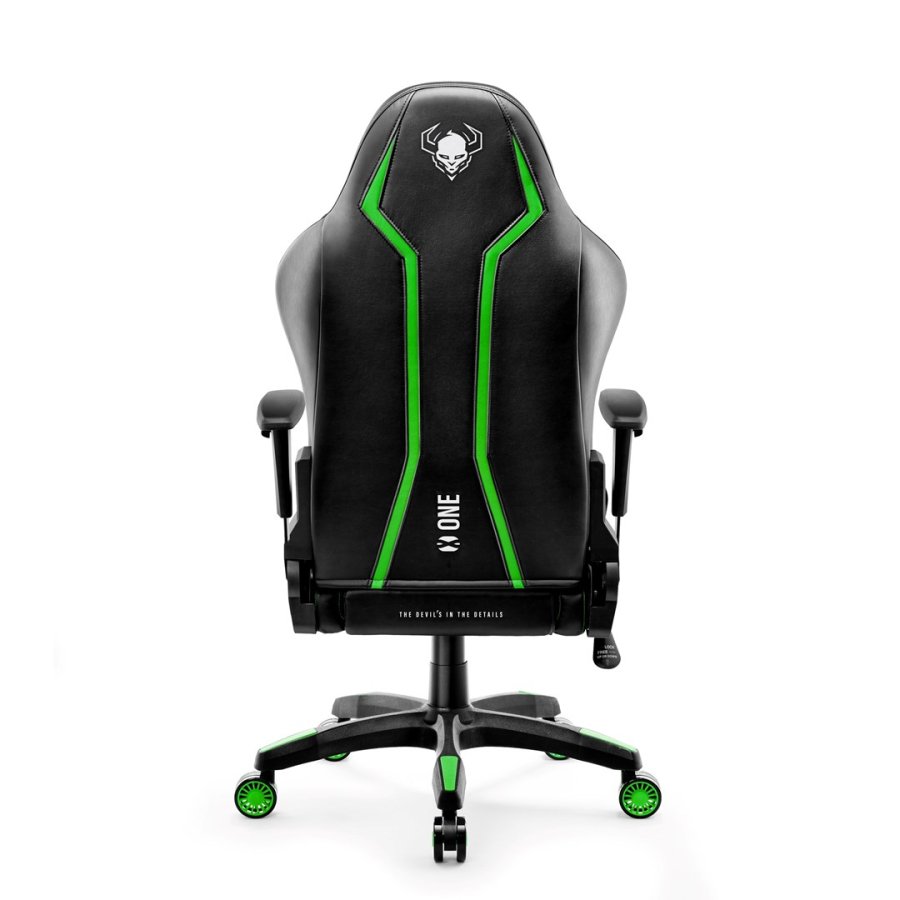 Diablo X-One 2.0 Normal Size Gaming-stol sort, Grn #4