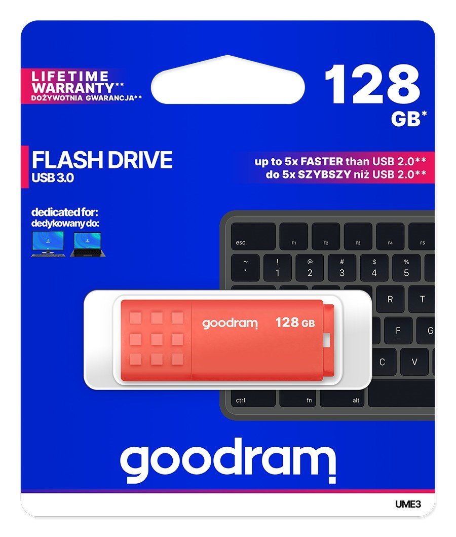 Goodram UME3-1280O0R11 USB-ngle 128 GB USB Type-A 3.2 Gen 1 (3.1 Gen 1) Orange #5