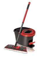 Mop with Bucket Vileda Ultramax Sort Rd Plastik Fiber #1