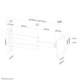 Neomounts FPMA-W830BLACK tv-beslag 68,6 cm (27