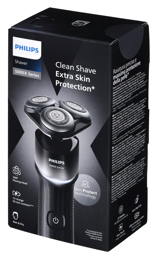 Philips X5004/00 barbermaskine til ham Rotations shaver Trimmer Sort, Slv #19