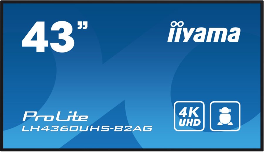 iiyama LH4360UHS-B2AG skilte display Digital A-tavle 108 cm (42.5