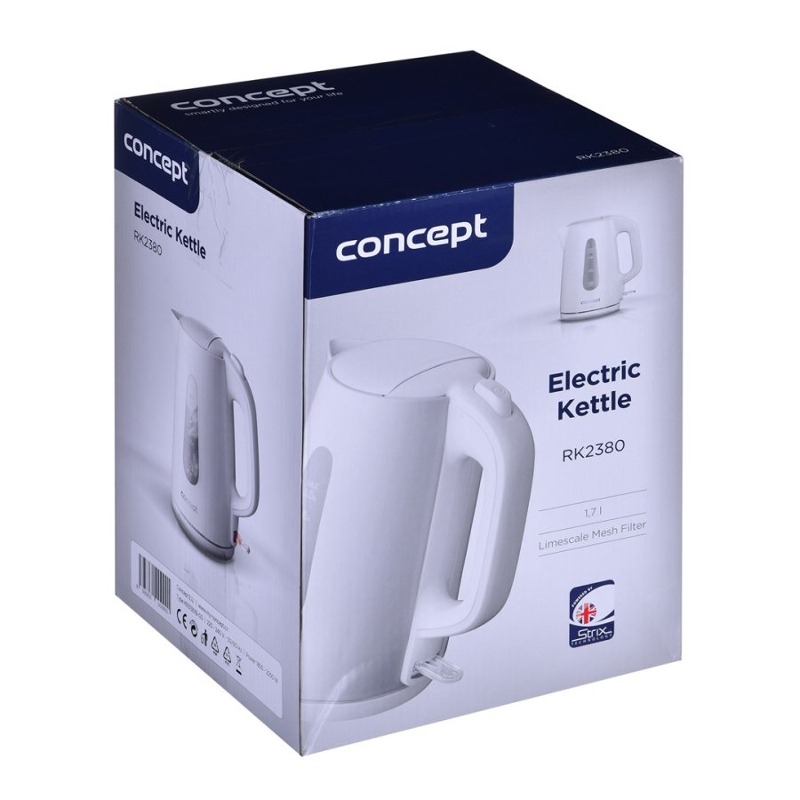 Concept RK2380 elkedel 1,7 L 2200 W Hvid #5