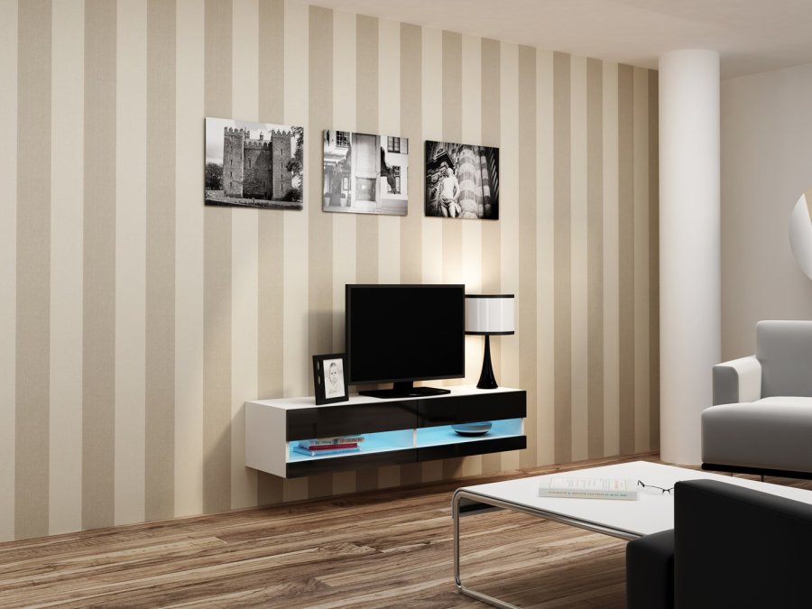 Cama RTVVIGO140N b/c TV stativ & underholdningscenter 2 hylder #1